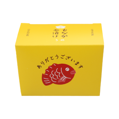 鯛型もなか茶漬け (ありがとうございます)