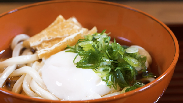 水だしとかえしで作った「ぶっかけうどん」