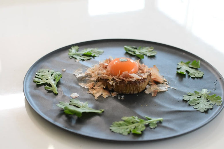 エノキステーキに本枯節|レシピ