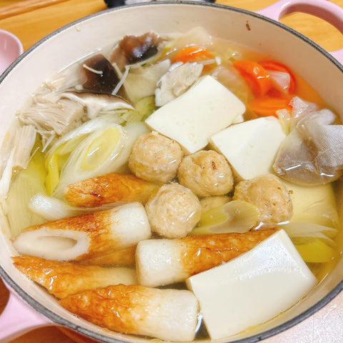 具だくさん湯豆腐