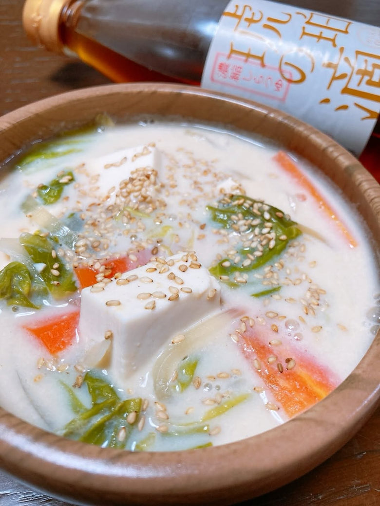 豆乳味噌スープ