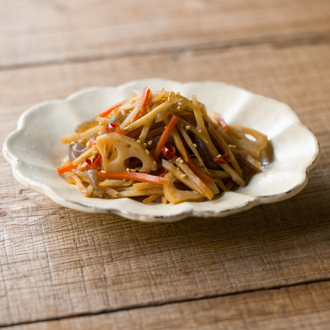 【和風だし】きんぴらごぼう