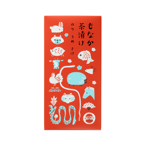 十二支柄紅白もなか3個入り